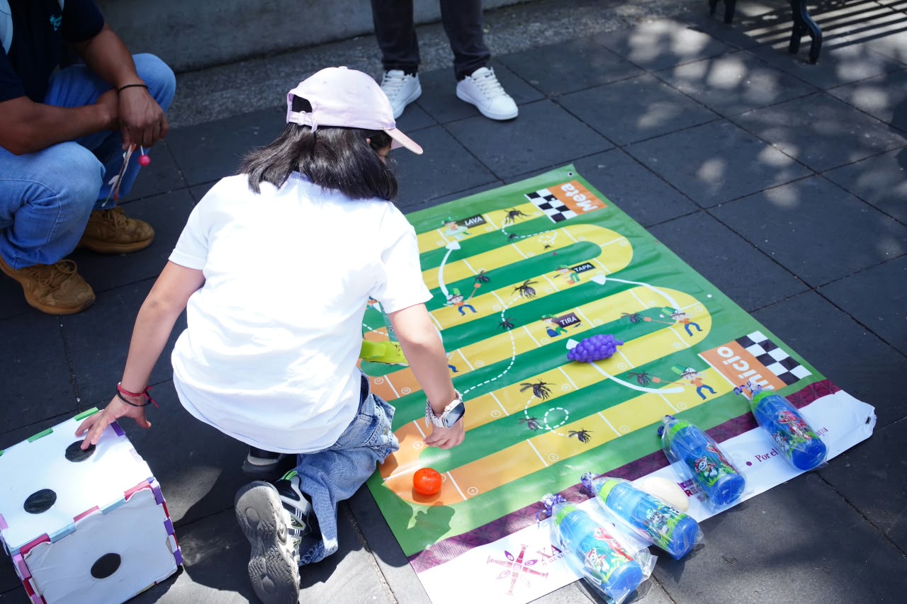 Actividades familiares y culturales en el programa "Xalapa se mueve", en la Ruta Recreativa 